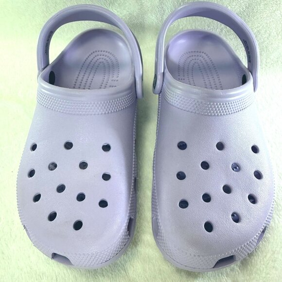 Classic Lavender Crocs Unisex Clogs Women's Sz9/Men's 7 - Picture 3 of 7